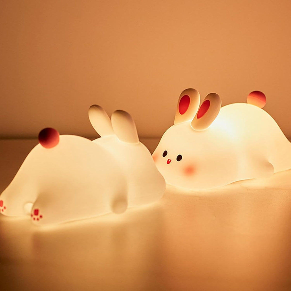 Veilleuse silicone Lapin – ambiance chambre enfant